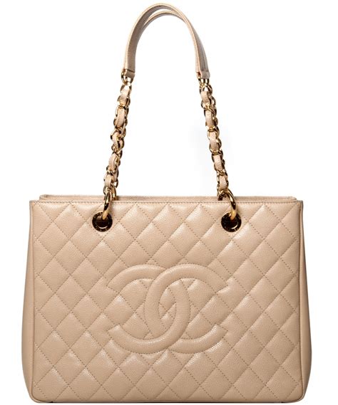 chanel tote bag beige|Chanel shopping bag tote.